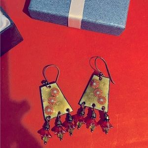 Earrings glass custom made